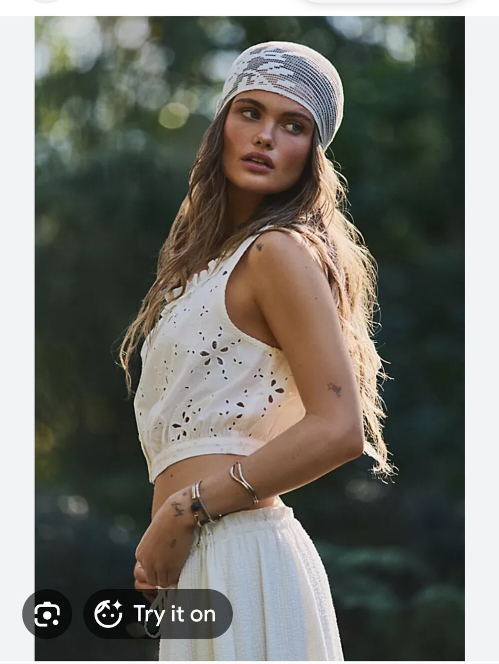 Nwt Free People Madelyn Cotton Maxi Skirt Set - Picture 2 of 12